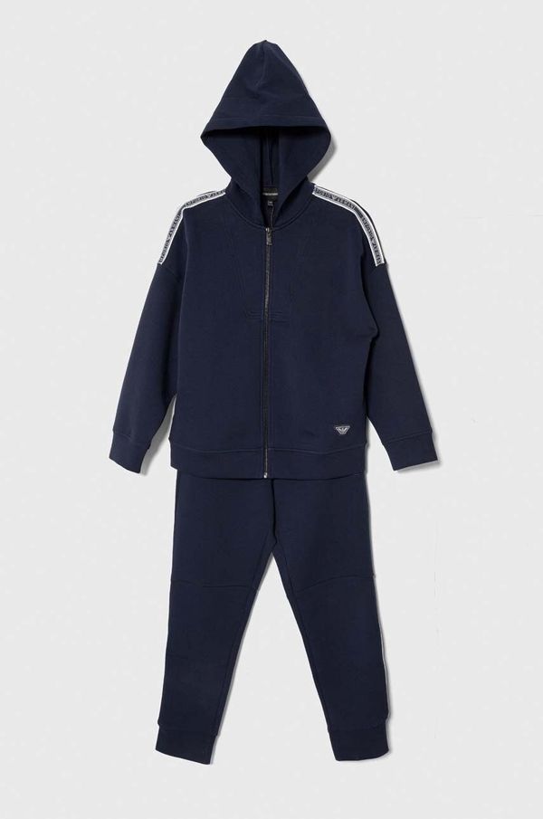 Emporio Armani Dječja trenirka Emporio Armani boja: tamno plava
