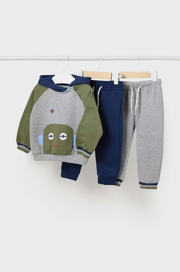 Mayoral Dječja trenirka Mayoral 3-pack boja: zelena, 2822