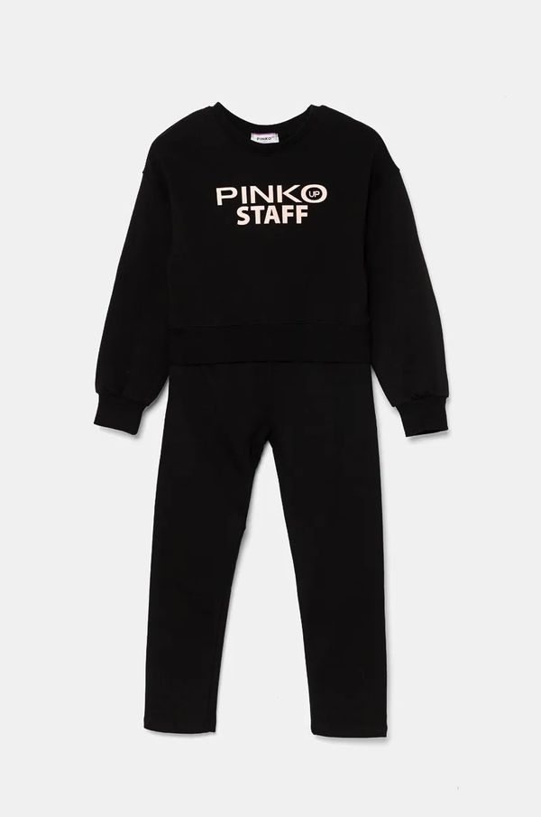 Pinko Up Dječja trenirka Pinko Up boja: crna, F4PIBGSL172