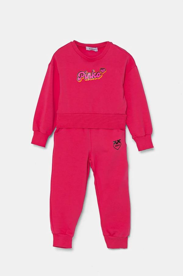Pinko Up Dječja trenirka Pinko Up boja: ružičasta, F4PIBGTP197