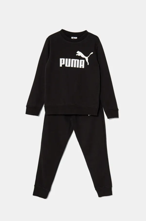 Puma Dječja trenirka Puma ESS No.1 Logo Crew Sweat Suit TR boja: crna, 686296