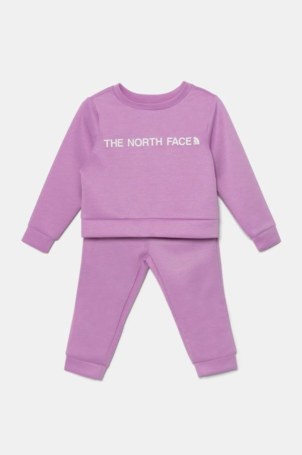 The North Face Dječja trenirka The North Face POLSET boja: ljubičasta, NF0A89H31I81