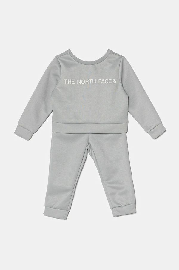 The North Face Dječja trenirka The North Face POLSET boja: siva, NF0A89H3A0M1