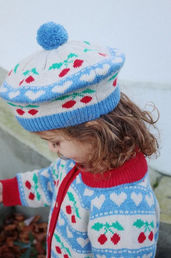 Konges Sløjd Dječja vunena beretka Konges Sløjd BELOU KNIT BERET vuneni, KS101423