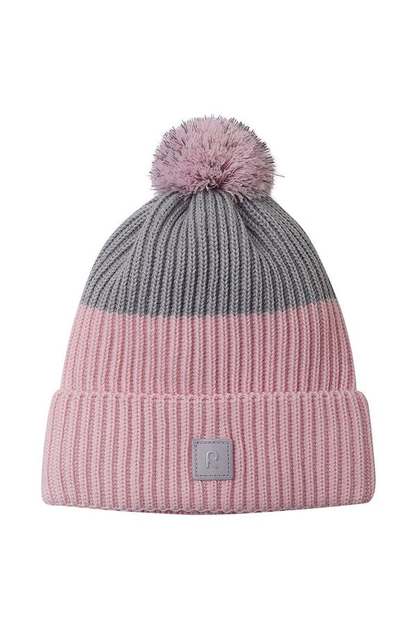 Reima Dječja vunena kapa Reima Pilke boja: ružičasta, vunena, 5300085B