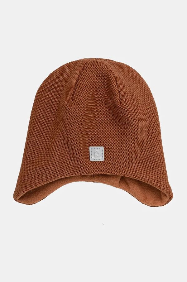 Reima Dječja vunena kapa Reima Pipopaa boja: smeđa, vunena, 5300050C