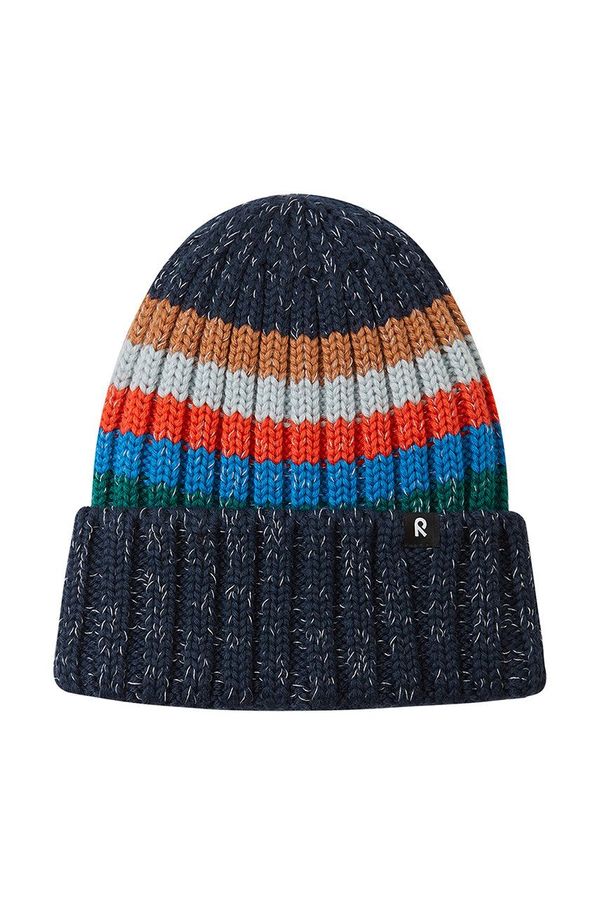 Reima Dječja vunena kapa Reima Vilke boja: crna, vunena, 5300294A