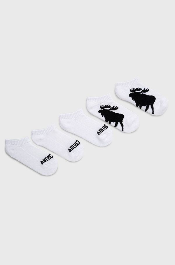 Abercrombie & Fitch Dječje čarape Abercrombie & Fitch boja: bijela