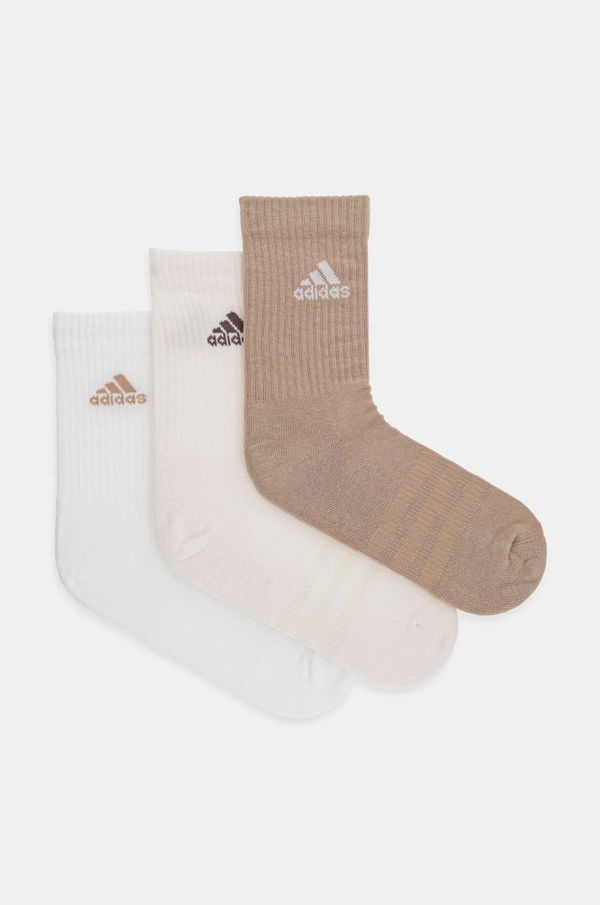 adidas Dječje čarape adidas C SPW CRW 3P 3-pack boja: bijela, JC9383