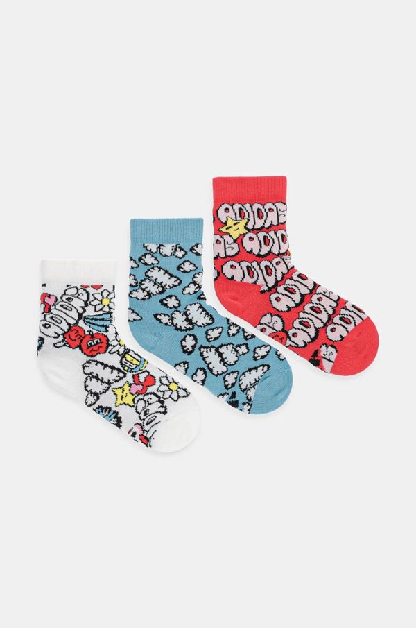 adidas Performance Dječje čarape adidas Performance 3-pack boja: crvena, JH3421