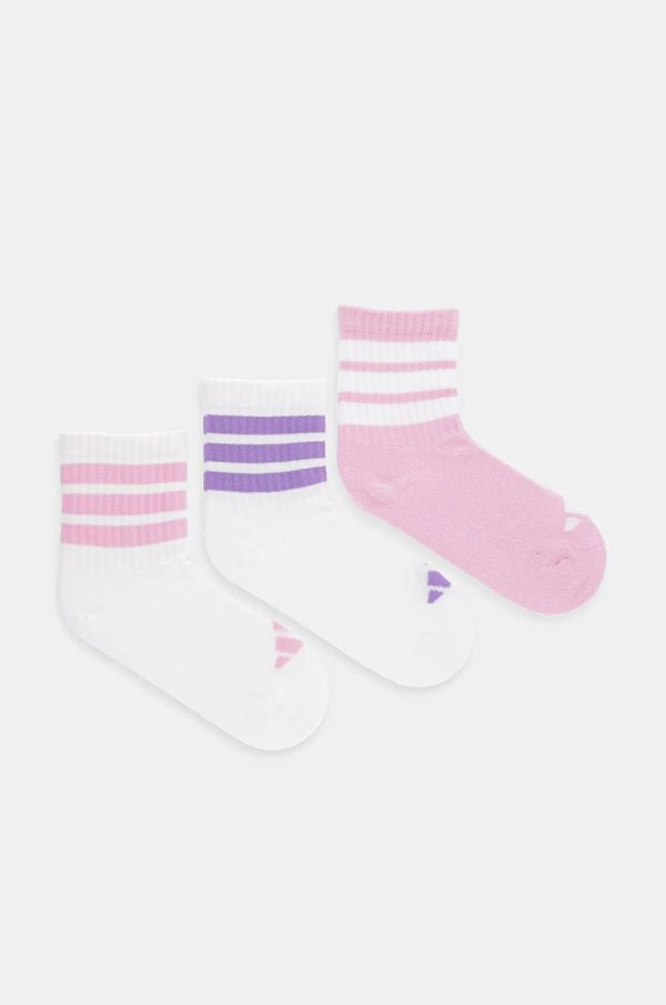 adidas Performance Dječje čarape adidas Performance 3-pack boja: ružičasta, JG3693
