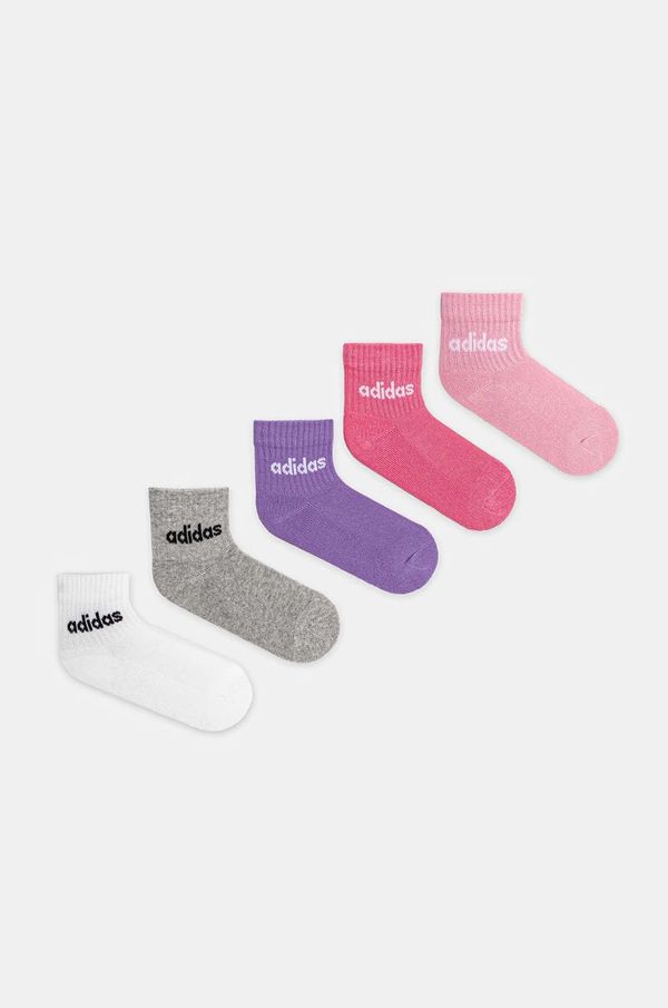 adidas Performance Dječje čarape adidas Performance 5-pack boja: ružičasta, JF8541