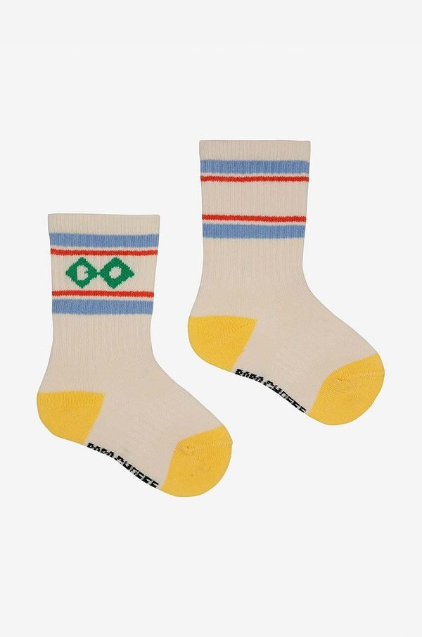 Bobo Choses Dječje čarape Bobo Choses Diamond boja: bež, 224AH010