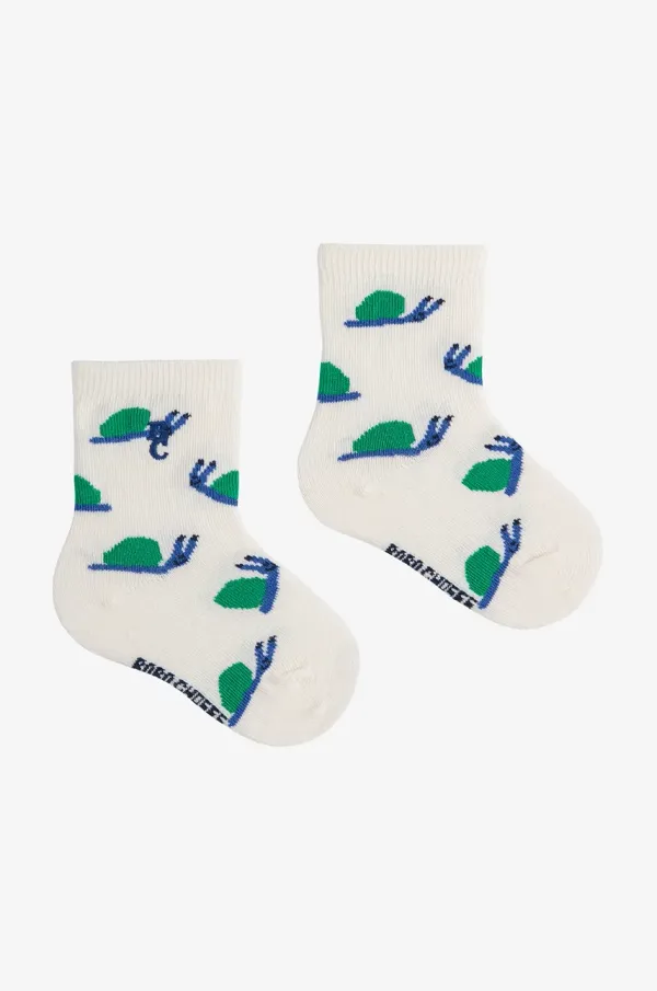 Bobo Choses Dječje čarape Bobo Choses Funny Snail boja: bež, 125AH018