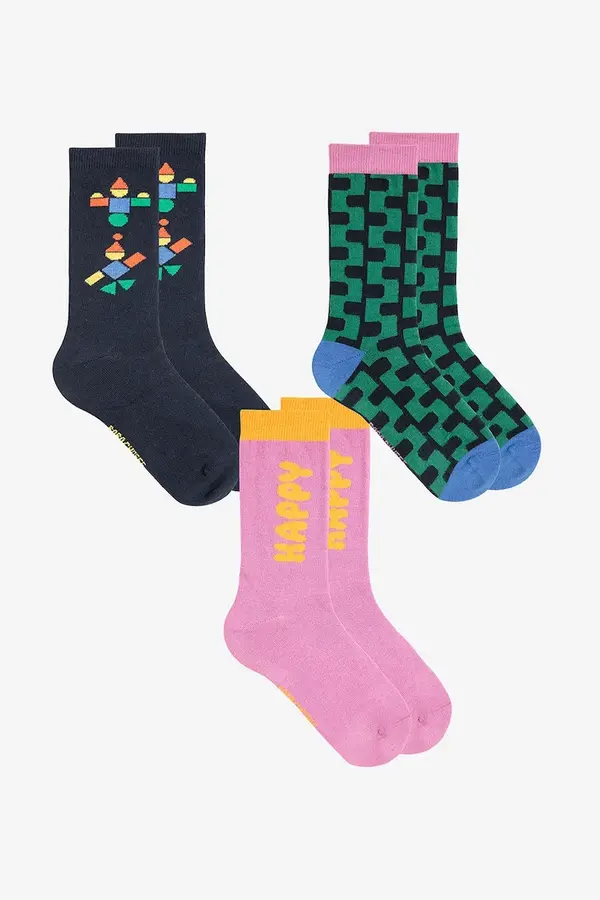 Bobo Choses Dječje čarape Bobo Choses Happy 3-pack
