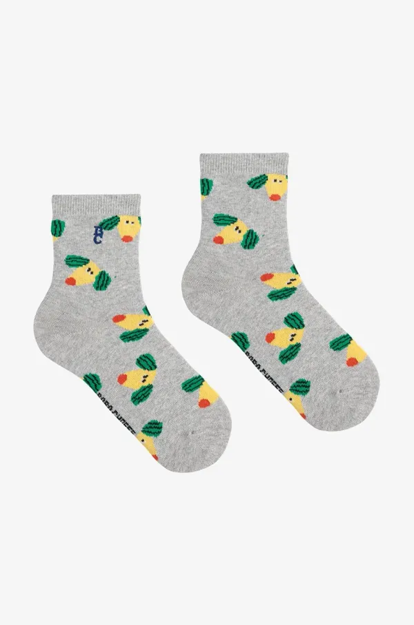 Bobo Choses Dječje čarape Bobo Choses Happy Dog boja: siva, 125AI010