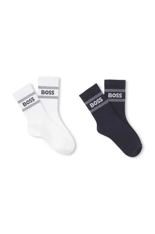 BOSS Dječje čarape BOSS 2-pack boja: tamno plava, J51738