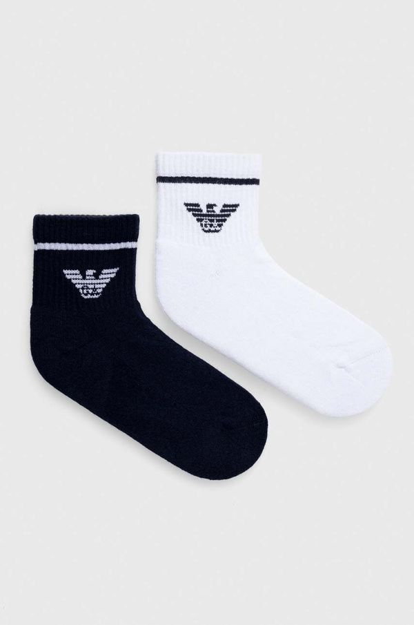 Emporio Armani Dječje čarape Emporio Armani 2-pack boja: tamno plava