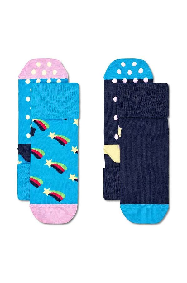 Happy Socks Dječje čarape Happy Socks Kids Antislip 2-Pack Shooting Star Socks 2-pack P001481