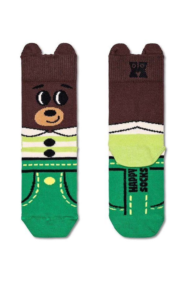 Happy Socks Dječje čarape Happy Socks Kids Bear Sock boja: smeđa