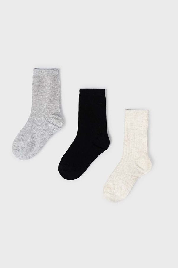 Mayoral Dječje čarape Mayoral 3-pack boja: siva