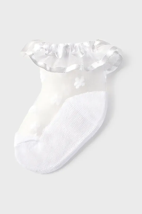 Mayoral Newborn Dječje čarape Mayoral Newborn boja: bijela, 9871