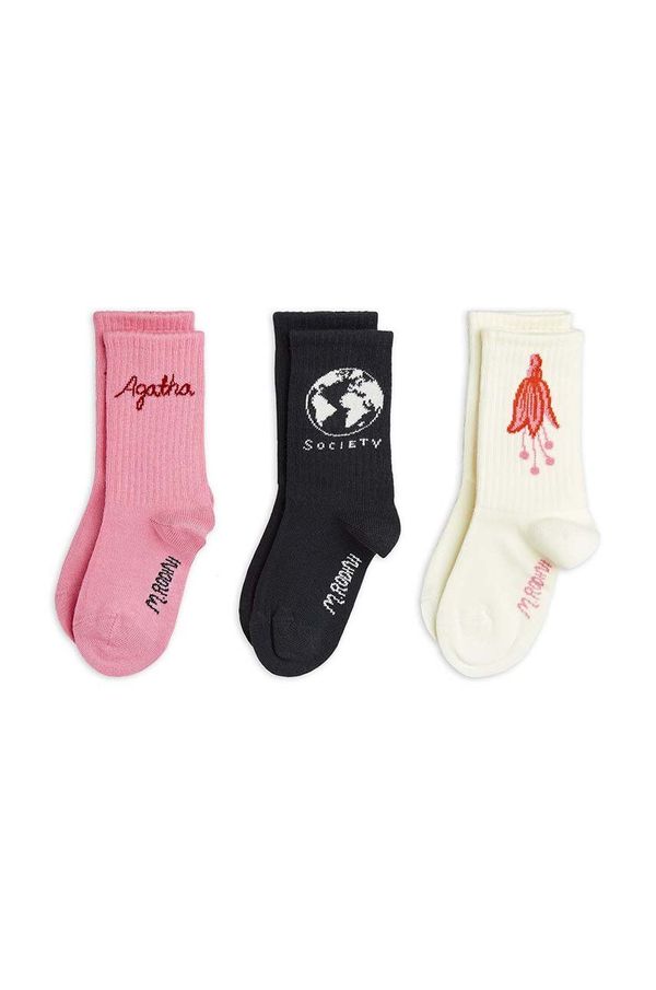 Mini Rodini Dječje čarape Mini Rodini Agatha 3-pack 2476011500