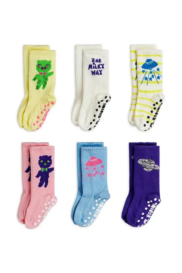 Mini Rodini Dječje čarape Mini Rodini Alien 6-pack