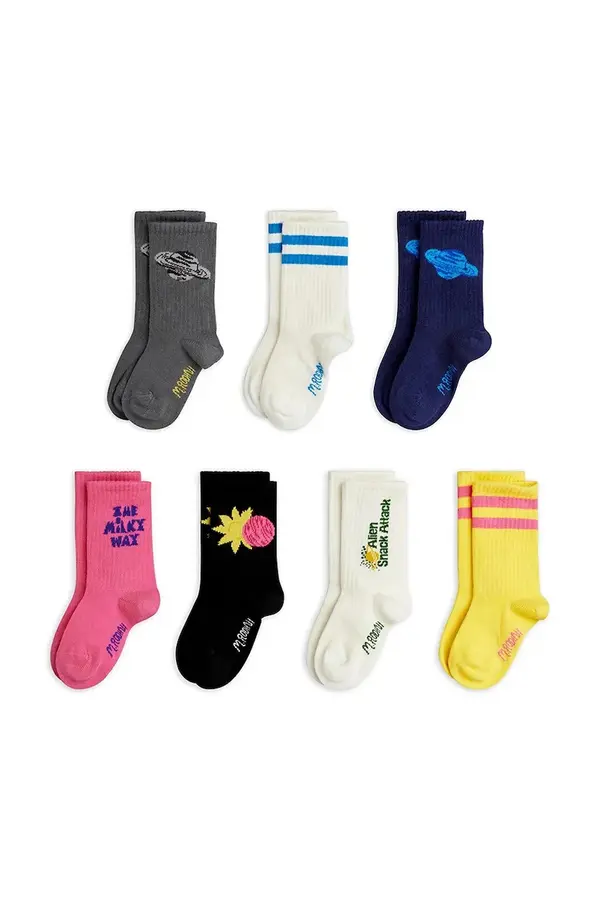 Mini Rodini Dječje čarape Mini Rodini Alien 7-pack