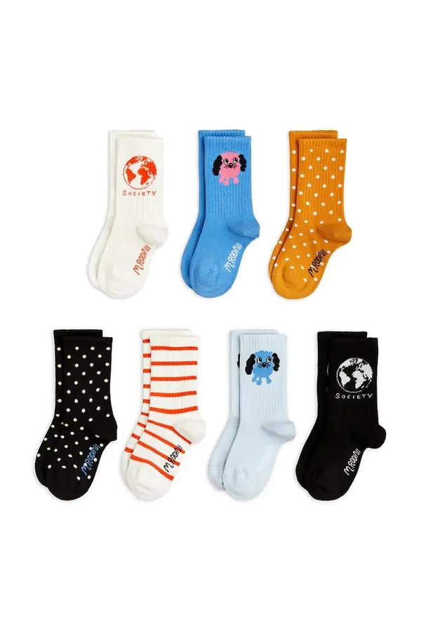 Mini Rodini Dječje čarape Mini Rodini Doggie 7-pack