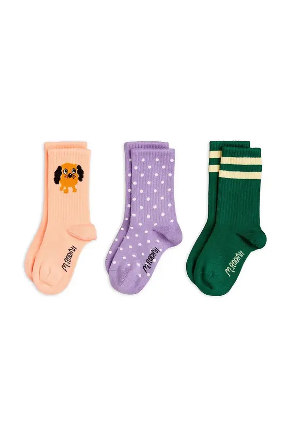 Mini Rodini Dječje čarape Mini Rodini Doggies 3-pack