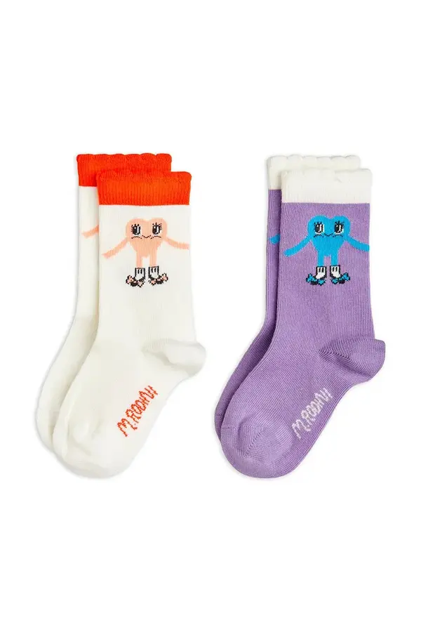 Mini Rodini Dječje čarape Mini Rodini Heart 2-pack