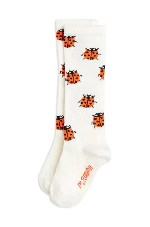 Mini Rodini Dječje čarape Mini Rodini Ladybugs boja: bijela, 2526011310