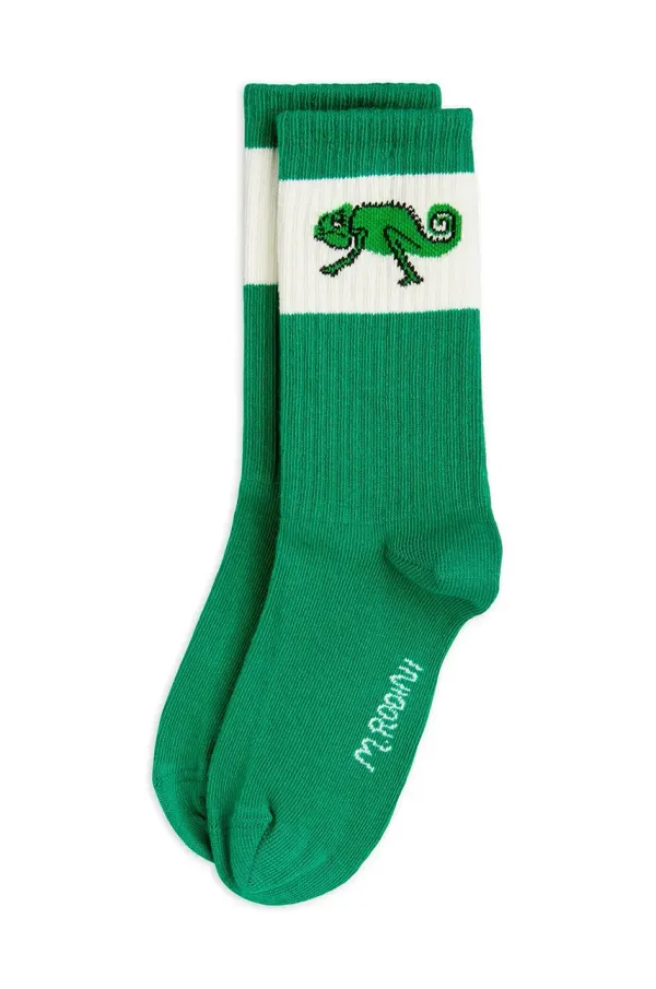 Mini Rodini Dječje čarape Mini Rodini Lizard boja: zelena, 2526011475