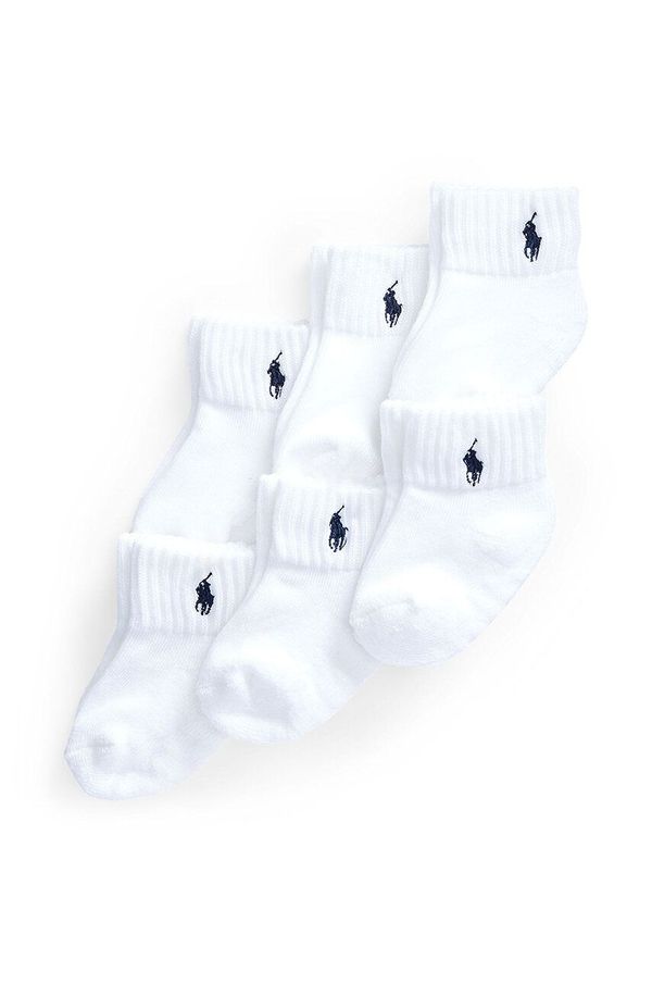 Polo Ralph Lauren Dječje čarape Polo Ralph Lauren 6-pack boja: bijela, 441763958001
