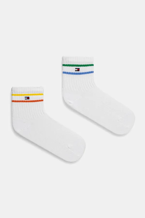 Tommy Hilfiger Dječje čarape Tommy Hilfiger 2-pack boja: bijela, 701232723