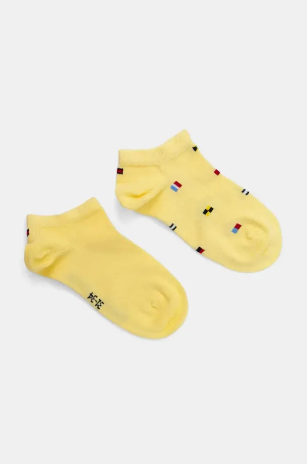 Tommy Hilfiger Dječje čarape Tommy Hilfiger 2-pack boja: žuta, 701232714