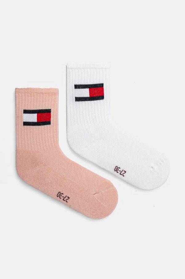 Tommy Hilfiger Dječje čarape Tommy Hilfiger boja: bijela, 701229940