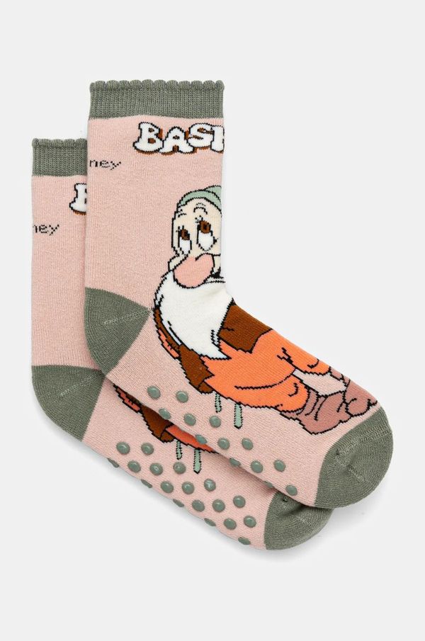 United Colors of Benetton Dječje čarape United Colors of Benetton x Disney boja: ružičasta, 6AO30703S