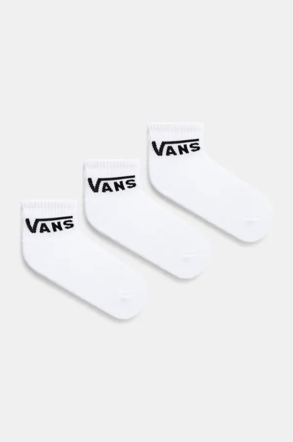 Vans Dječje čarape Vans CLASSIC HALF CREW 3-pack boja: bijela, VN000J5BWHT1