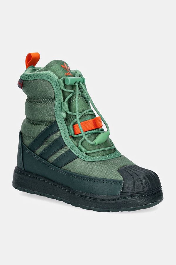 adidas Originals Dječje cipele za snijeg adidas Originals SUPERSTAR 360 BOOT 2.0 boja: zelena, ID4051