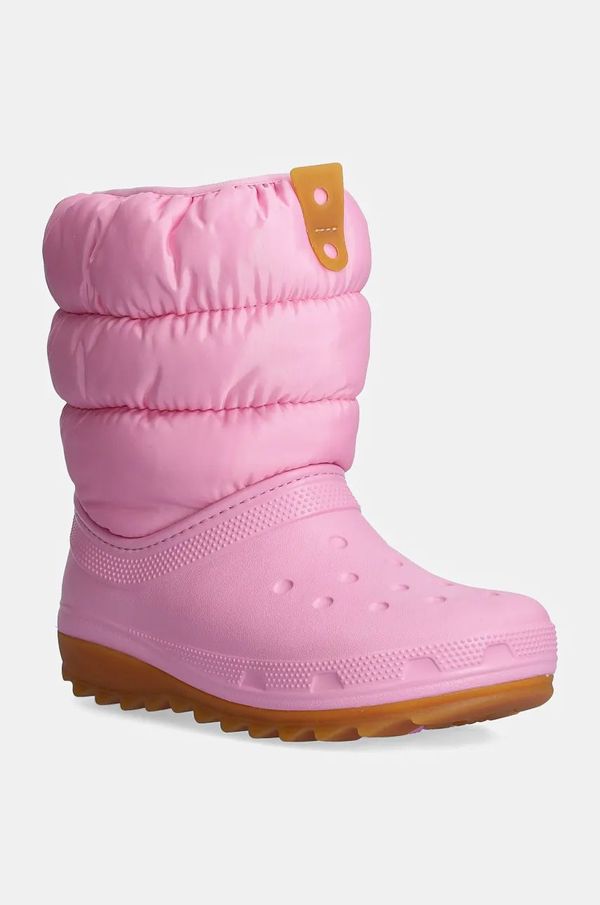 Crocs Dječje cipele za snijeg Crocs CLASSIC NEO PUFF BOOT boja: ružičasta, 207684.G