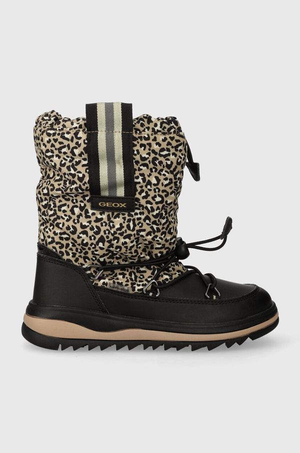 Geox Dječje cipele za snijeg Geox J26EWE 0MNBC J ADELHIDE B AB boja: crna
