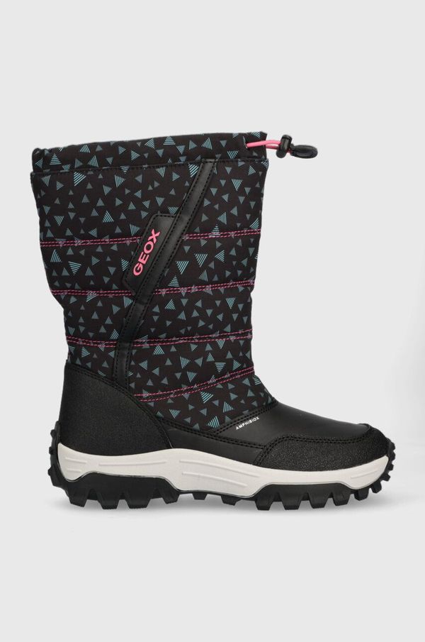 Geox Dječje cipele za snijeg Geox J26FTA 0MNBC J HIMALAYA B AB boja: crna