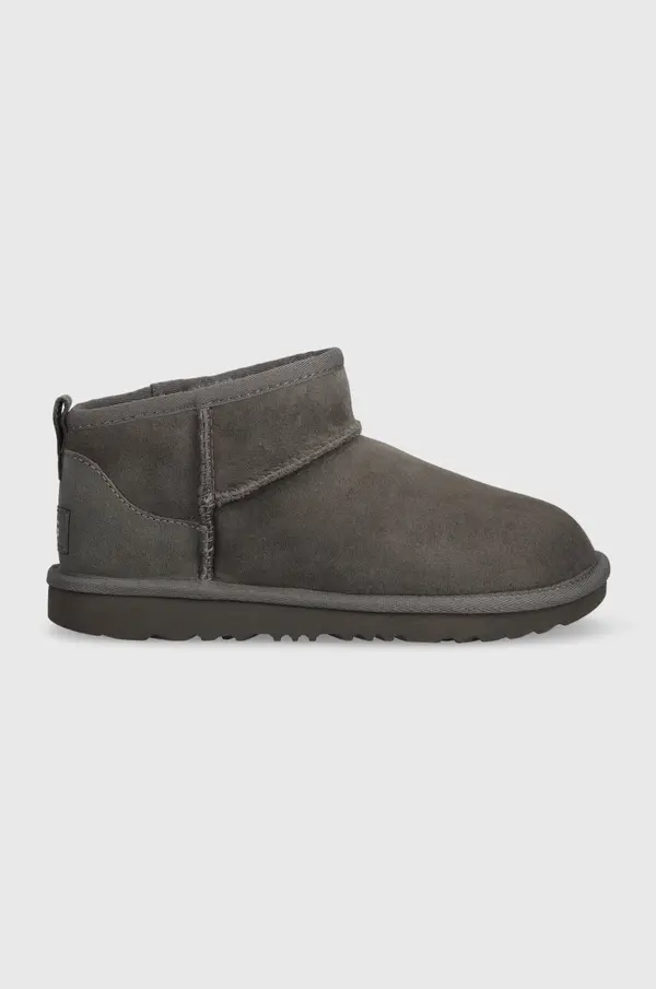 UGG Dječje cipele za snijeg od brušene kože UGG KIDS CLASSIC ULTRA MINI
