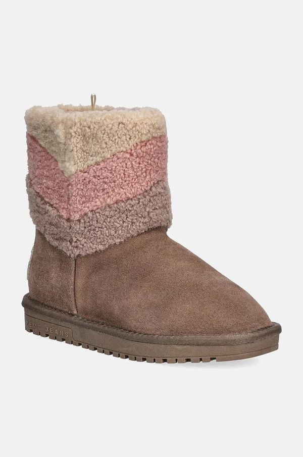 Pepe Jeans Dječje cipele za snijeg Pepe Jeans DISS FUR boja: bež, PGS50201