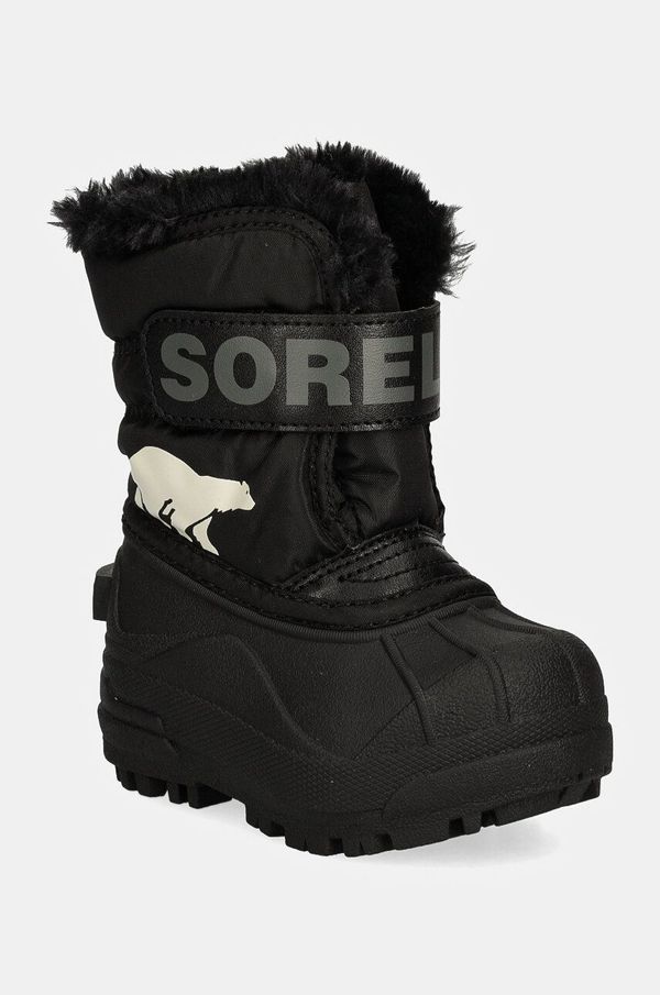 Sorel Dječje cipele za snijeg Sorel TODDLER SNOW COMMAND boja: crna, 2114102