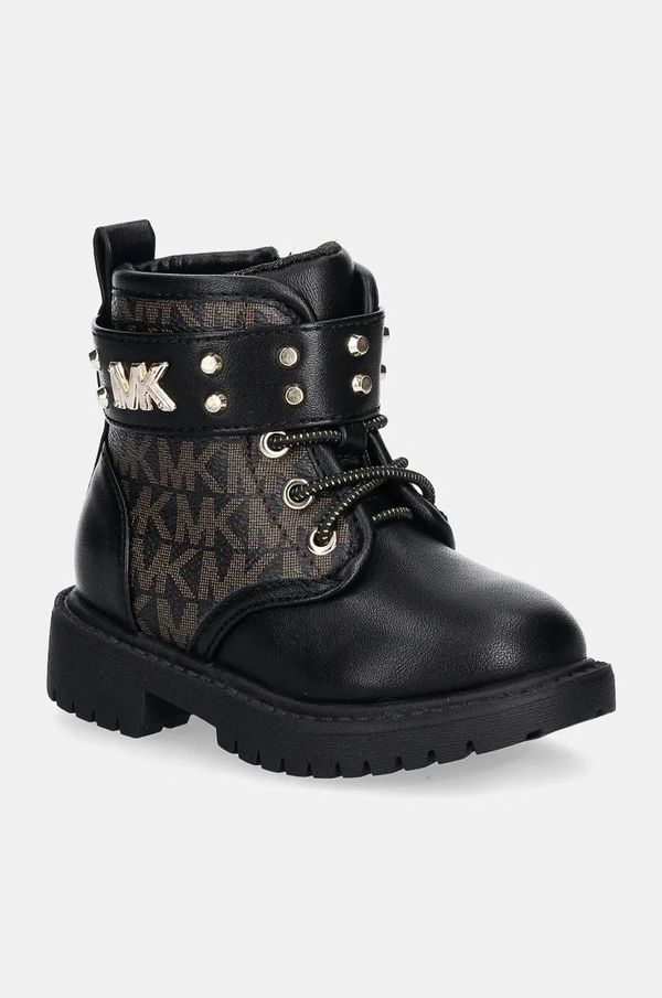 Michael Kors Dječje čizme Michael Kors MADELINE HASKELL STUD boja: crna, MK100893