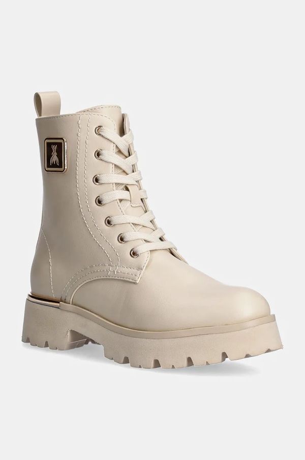 Patrizia Pepe Dječje čizme Patrizia Pepe boja: bež, PPJ894