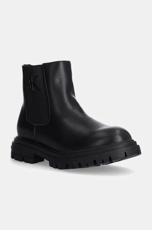 Calvin Klein Jeans Dječje gležnjače Calvin Klein Jeans boja: crna, V3X5-81097